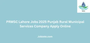 PRMSC Lahore Jobs 2025 Punjab Rural Municipal Services Company Apply Online