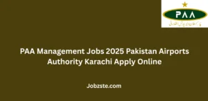 PAA Management Jobs 2025 Pakistan Airports Authority Karachi Apply Online