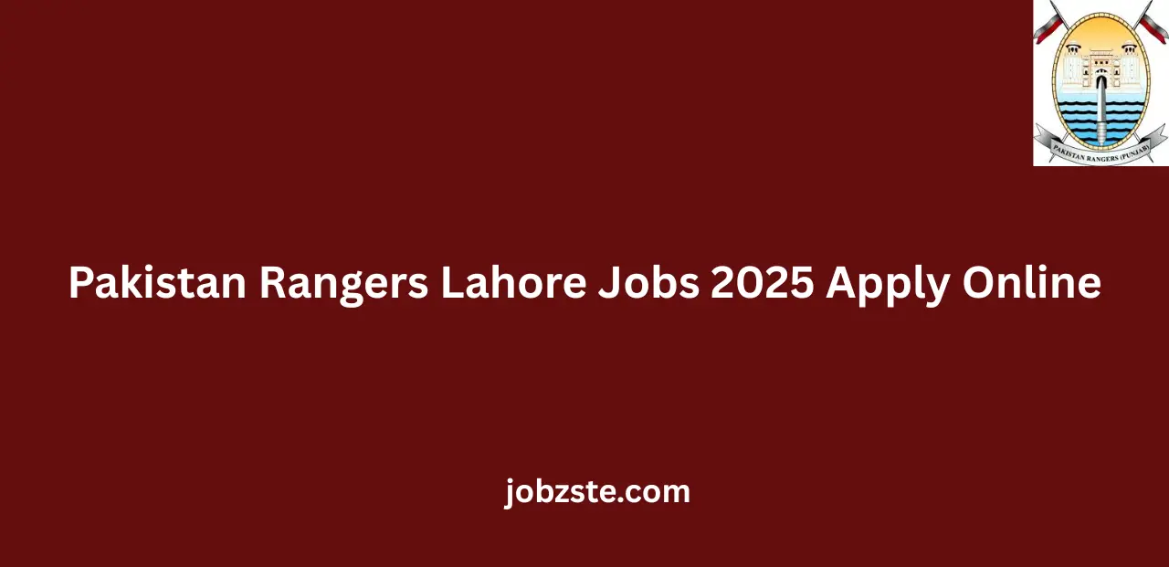 Pakistan Rangers Lahore Jobs 2025 Apply Online